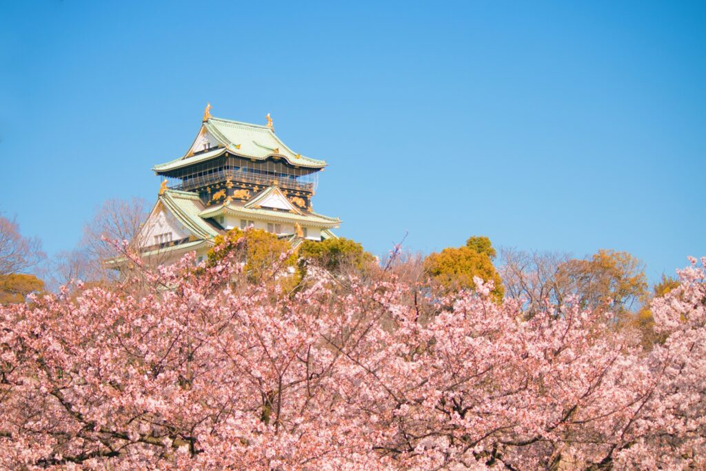 Hình ảnh công viên lâu đài Osaka
