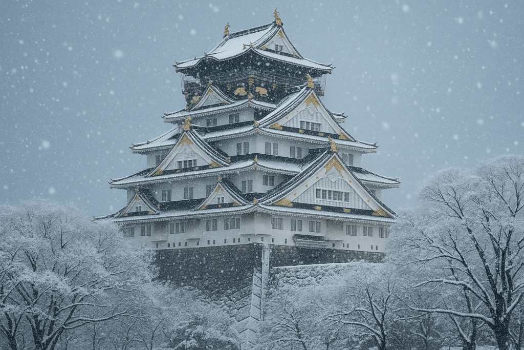 Hình ảnh công viên lâu đài Osaka
