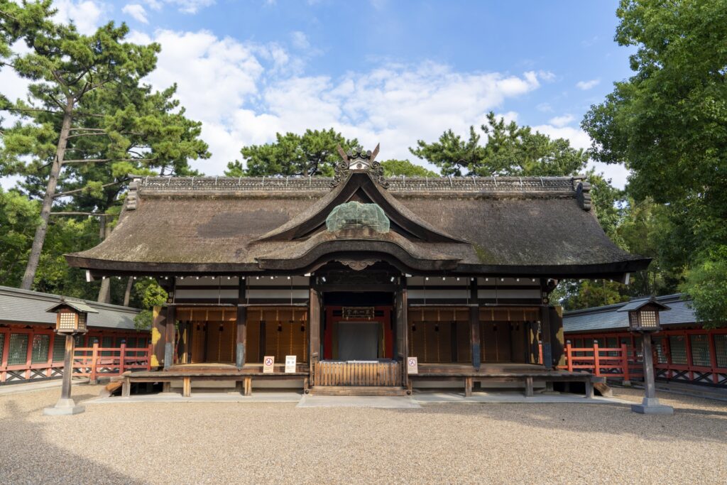 Hình ảnh đền Sumiyoshi Taisha ở Osaka
