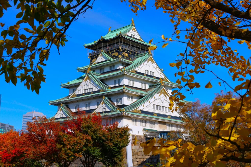 Hình ảnh công viên lâu đài Osaka
