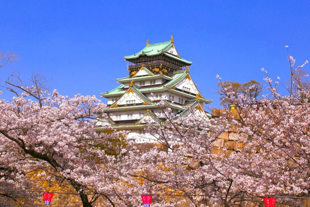 Hình ảnh công viên lâu đài Osaka
