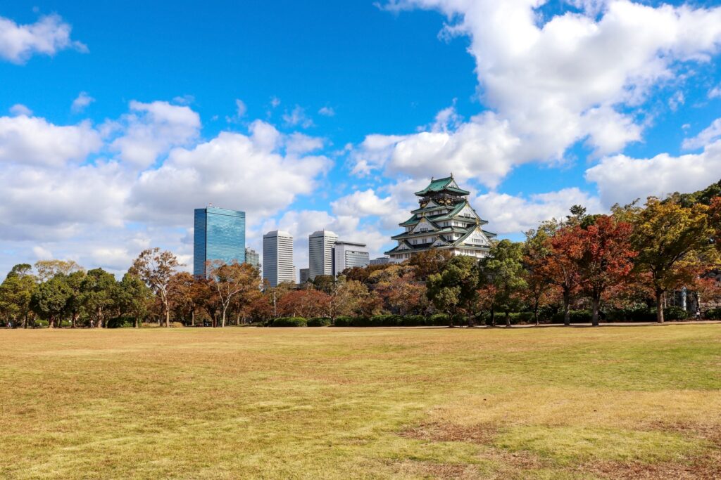 Hình ảnh công viên lâu đài Osaka
