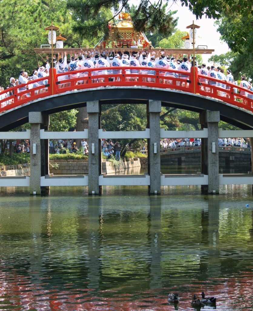 Hình ảnh đền Sumiyoshi Taisha ở Osaka