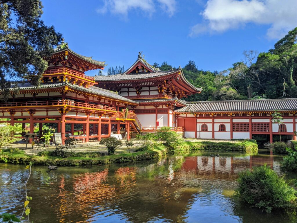 Hình ảnh đền Byodoin ở Uji Kyoto
