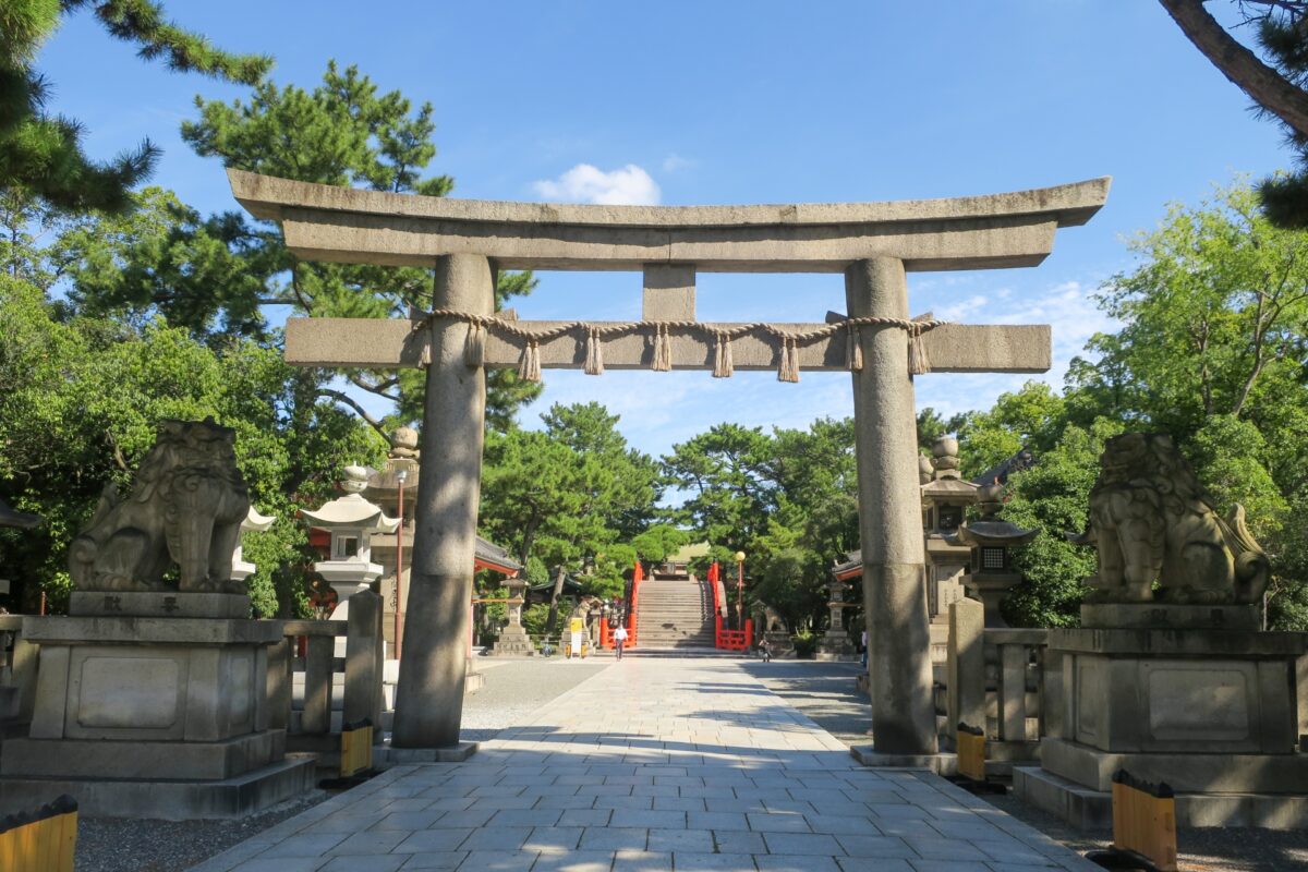 Hình ảnh đền Sumiyoshi Taisha ở Osaka